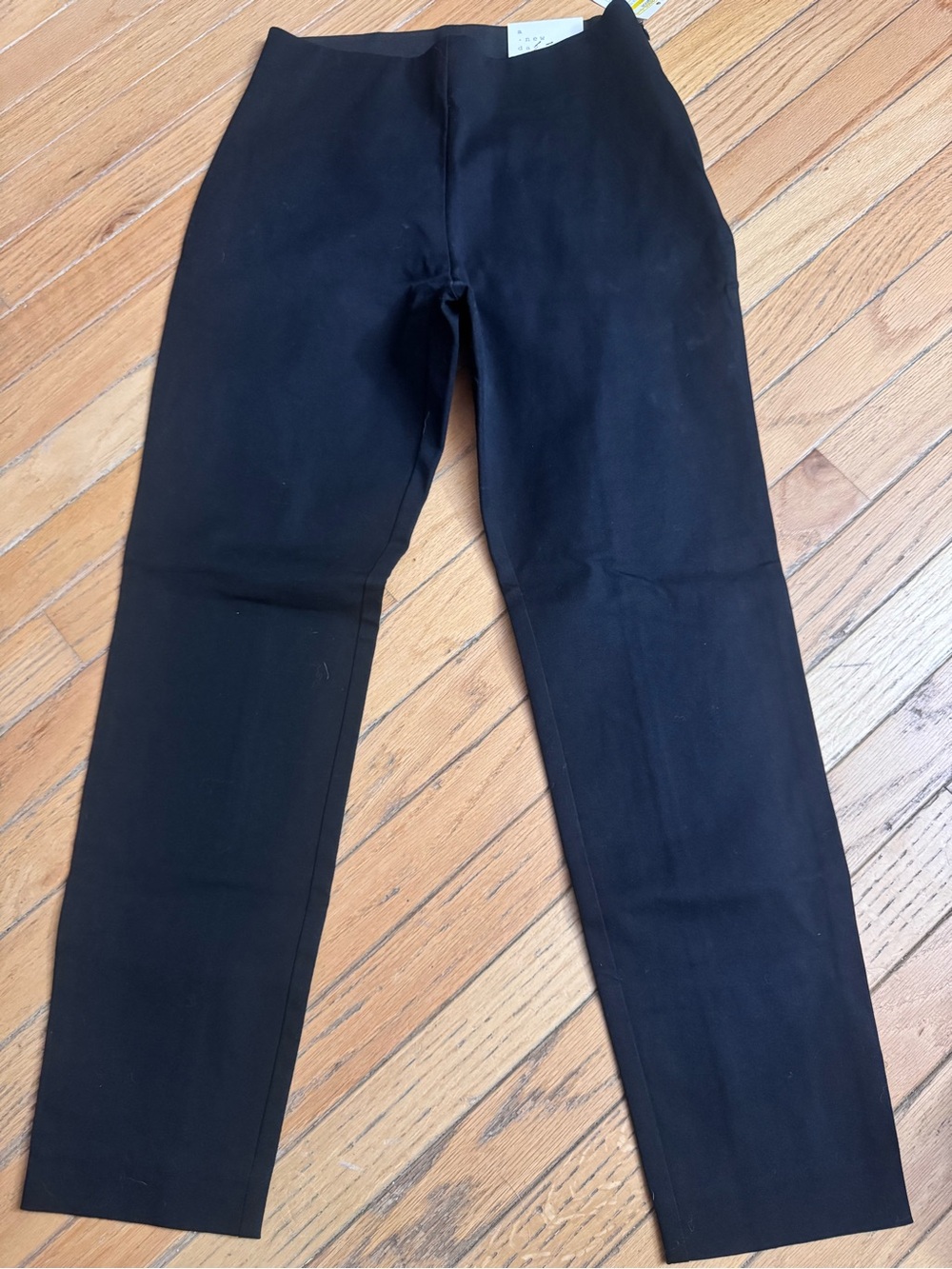 a new day Black Ankle-Length Women's Straight Pants
